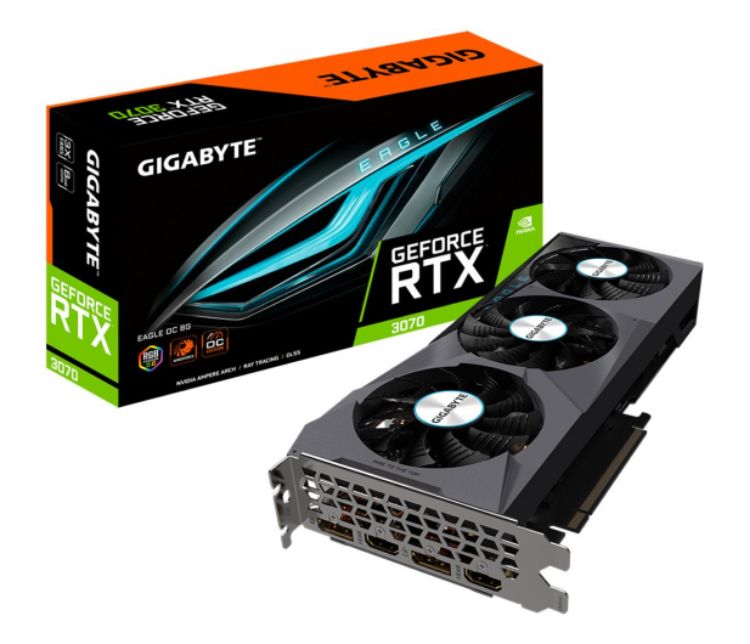 Picture of Gigabyte GeForce RTX 3070 EAGLE OC LHR 8GB GDDR6