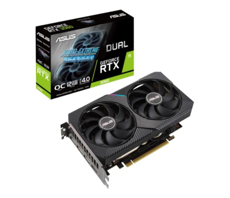 Picture of ASUS GeForce RTX 3060 DUAL OC V2 LHR 12GB GDDR6