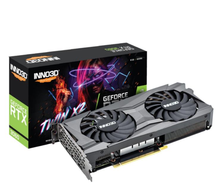 Picture of Inno3D GeForce RTX 3060 Twin X2 8GD GDDR6