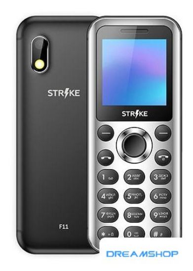 Изображение Смартфон Кнопочный телефон Strike F11 (черный)