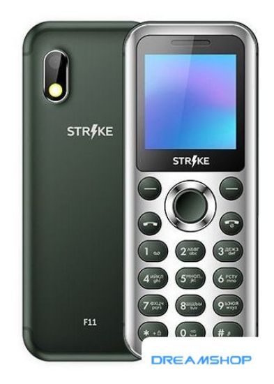 Изображение Смартфон Кнопочный телефон Strike F11 (зеленый)
